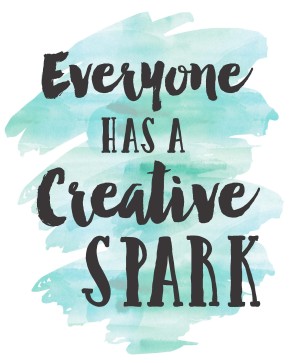 Creative Spark 1 Year Anniversary!! Plus FREE Printable from Weekend Craft!