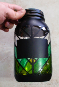 Trendy Stained Glass Mason Jar Vase